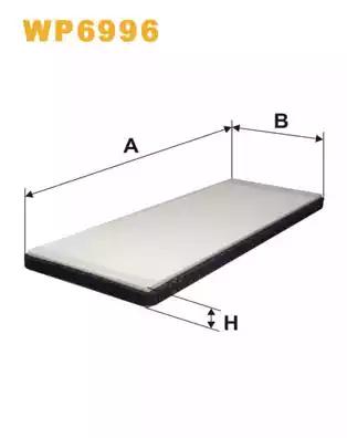 Фільтр кабіни WP6996 WIX FILTERS