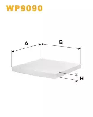 Фільтр салону WP9090 WIX FILTERS