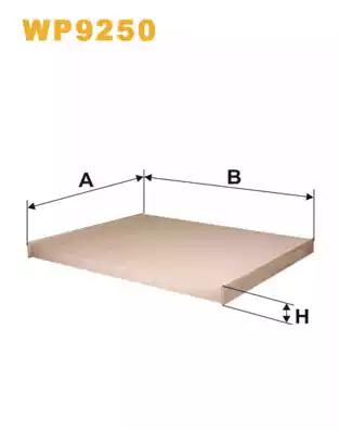 Фильтр салона k 1172 WP9250 WIX FILTERS