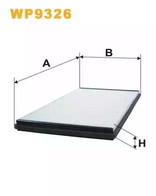 Фільтр салону WP9326 WIX FILTERS