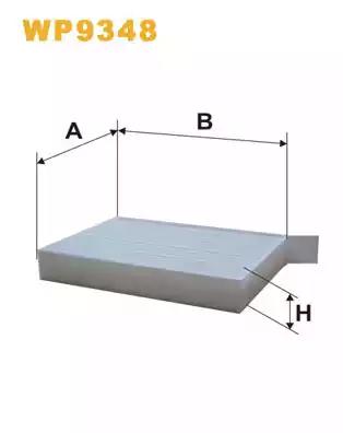 Фільтр салону WP9348 WIX FILTERS