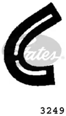 Патрубок gates 4275-13249 3249 GATES
