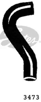 Шланг радіатора 3473 GATES