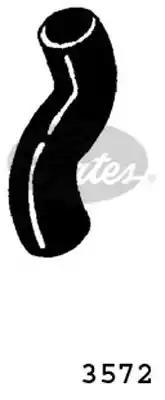 Патрубок радіатора kadett/astra/vectra 1.6-2.0 -95 3572 GATES