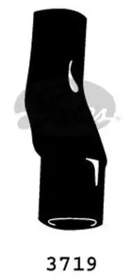 Патрубок радіатора golf/jetta/passat 1.6-1.8 -99 3719 GATES