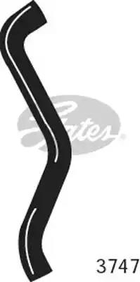 Шланг радіатора 3747 GATES