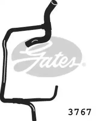 Шланг радиатора 3767 GATES
