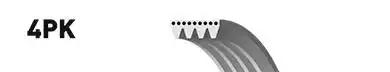 Ремінь генератора ford focus 2.0 st 12- 4PK1368 GATES