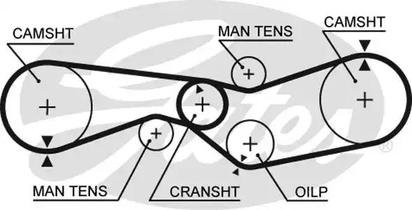 Зубчастий ремінь 5009 GATES
