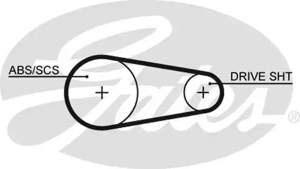 Зубчастий ремінь 5204XS GATES