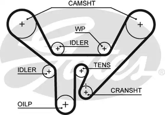 Ремень грм gates 5518XS GATES