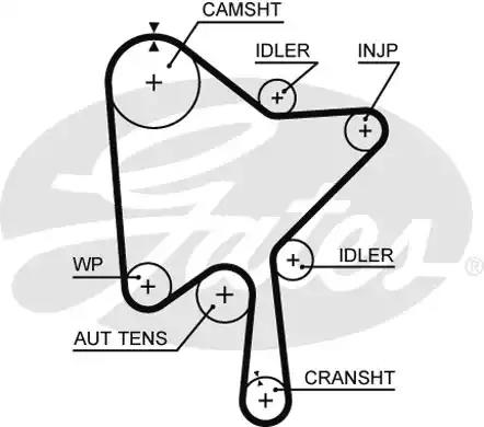 Pasek rozrzadu 5686XS GATES