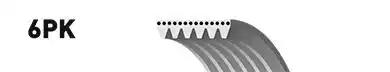 6pk2143 8653-10741  ремінь поліклиновий gates micro-v horizon 6PK2143 GATES