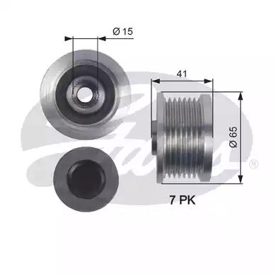 Обгонная муфта gates OAP7125 GATES