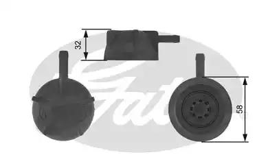 Крышка резервуар охлаждающей жидкости RC236 GATES