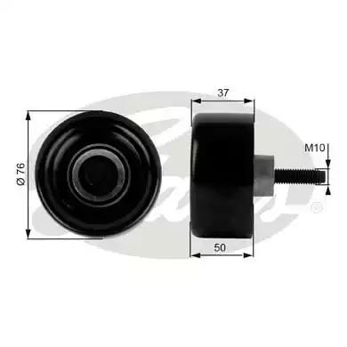 Ролик направляючий паска поліклинового ремня ford transit... T36186 GATES