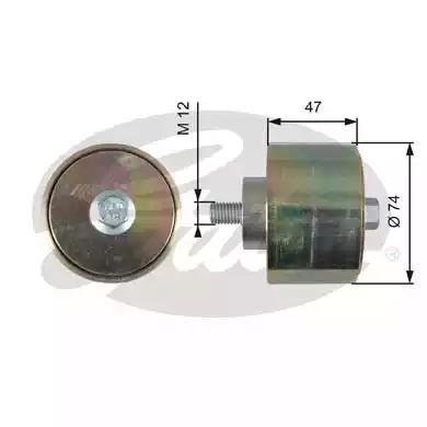 Ролик поліклинового ременя T36195 GATES