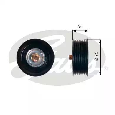 Відвідний/напрямний ролик, поліклиновий ремінь T36305 GATES
