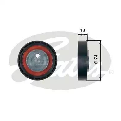 Відвідний/напрямний ролик, поліклиновий ремінь T36403 GATES