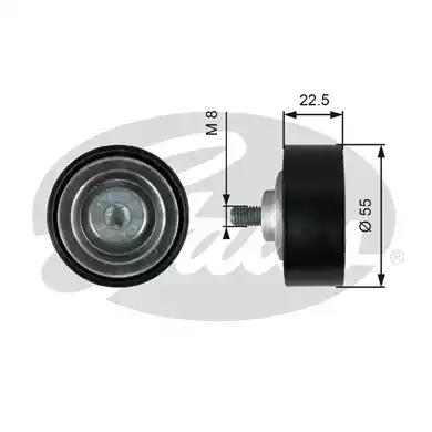 Rolka prowadząca paska pk mini 16-20d 10- T36767 GATES