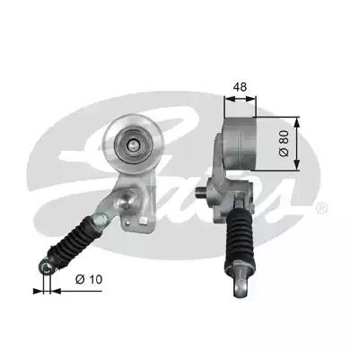 Натягувач клинового ременя T38604 GATES