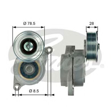 Натягувач поліклинового ременя T39103 GATES