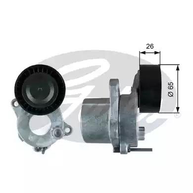 Натяжний пристрій, клиновий ремінь T39386 GATES