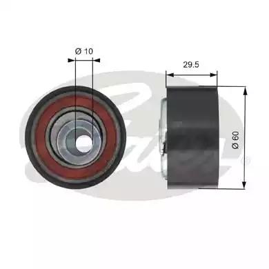 Ролик gates kalina priora T43147 GATES
