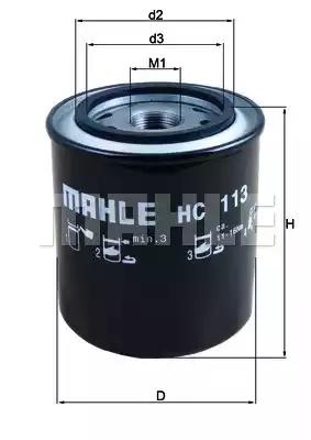 Фільтр гідравлічний кпп HC113 MAHLE KNECHT