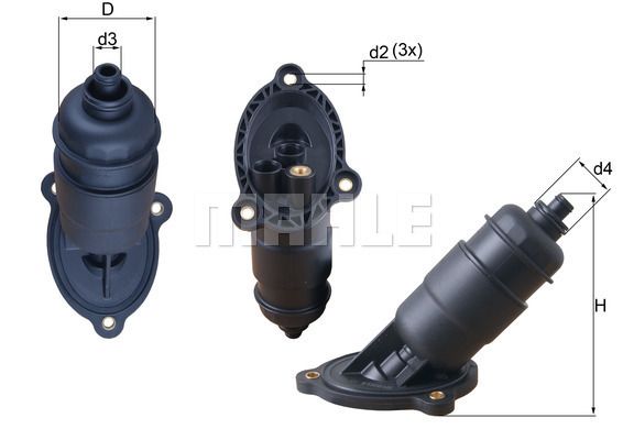 Фільтр автоматичної коробки передач HX155 MAHLE KNECHT