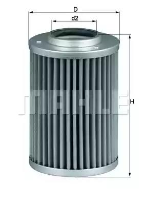 Масляний фiльтр HX40 MAHLE KNECHT
