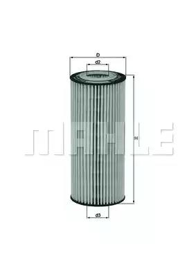 Фільтр масляний HX77 MAHLE KNECHT