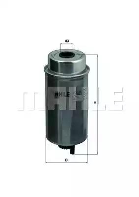 Паливний фільтр KC227 MAHLE KNECHT