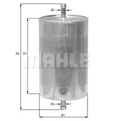 Фільтр палива KL241 MAHLE KNECHT