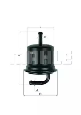 Фільтр палива KL578 MAHLE KNECHT