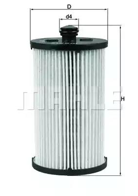 Фільтр паливний crafter 2.5tdi 06 KX222D MAHLE KNECHT