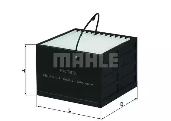 Топливный фильтр KX395 MAHLE KNECHT