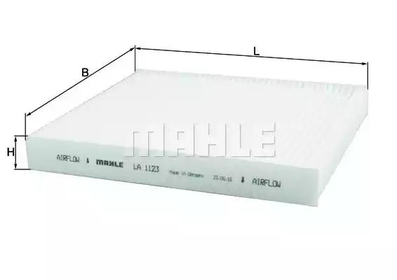 Фільтр салону LA1123 MAHLE KNECHT