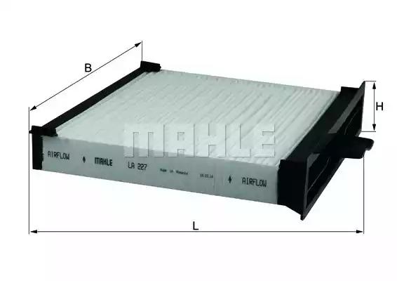 Фільтр салону renault scenic ii 03- LA227 MAHLE KNECHT