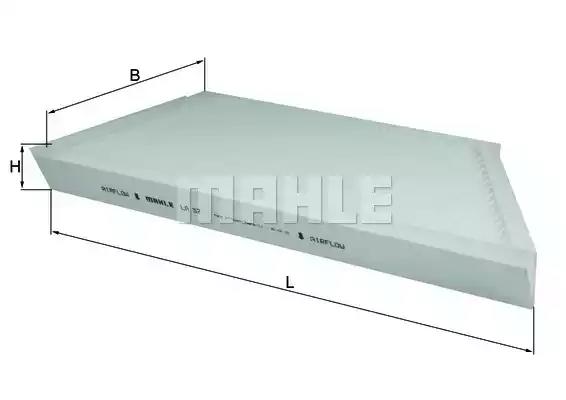 Фильтр салона LA57 MAHLE KNECHT