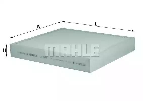 Фільтр повітря салону LA809 MAHLE KNECHT