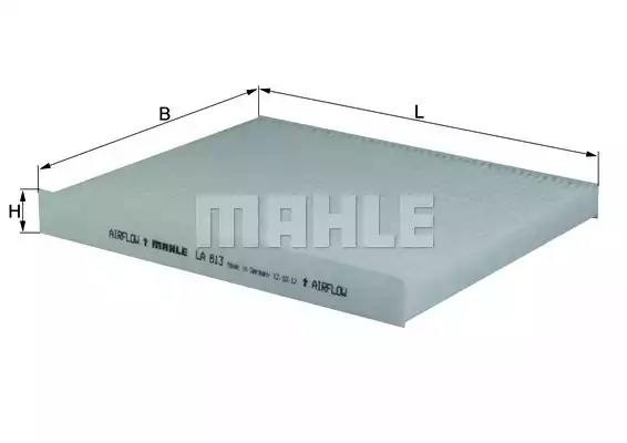 Фильтр воздух во внутренном пространстве LA813 MAHLE KNECHT