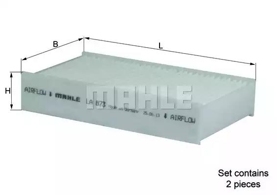 Фільтр салону LA873S MAHLE KNECHT