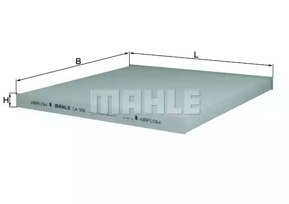 Фільтр, повітря у салоні LA931 MAHLE KNECHT