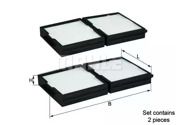 Фільтр, повітря у салоні LAG113S MAHLE KNECHT