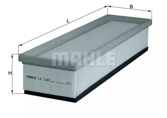 Воздушный фильтр LX1287 MAHLE KNECHT
