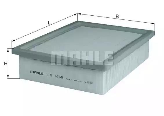 Повітряний фільтр LX1456 MAHLE KNECHT