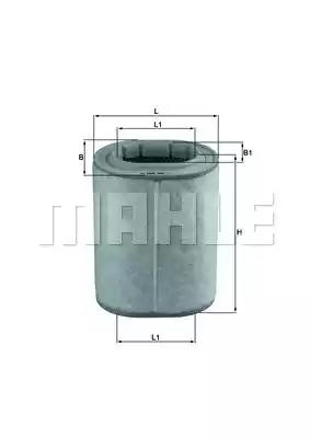 Повітряний фільтр LX1460 MAHLE KNECHT