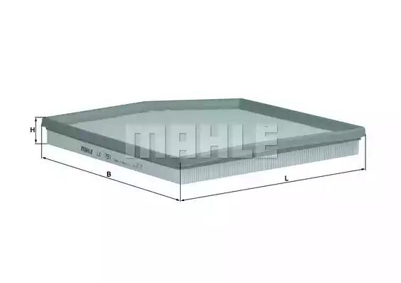 Фильтр воздушный mahle LX1791 MAHLE KNECHT