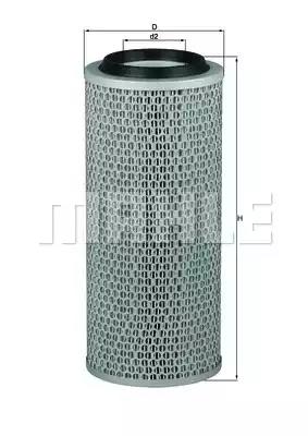 Повітряний фільтр LX200 MAHLE KNECHT